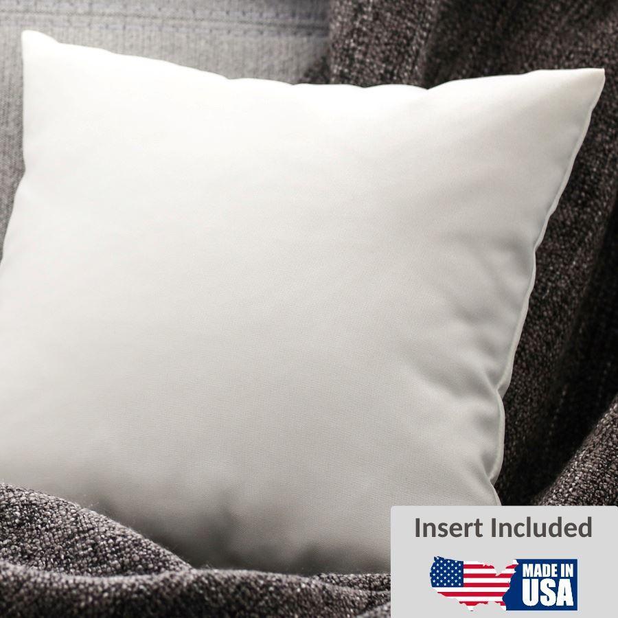 Agra Denim Solid Navy Large Throw Pillow With Insert - Uptown Sebastian