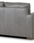 Alabama High Back Leather Sofa Dark Gray Made In the USA - Uptown Sebastian