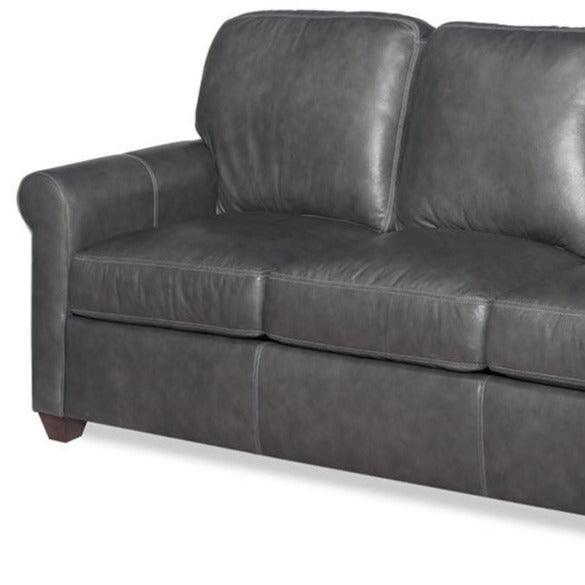 All American Cowboy Custom Made Leather Couch - Crafted in America - Uptown Sebastian