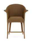 All Seasons Balcony Stool With Padded Seat Wicker Outdoor Furniture - Uptown Sebastian