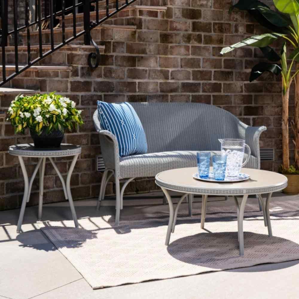 All Seasons Patio Furniture 3 Pc Settee Set Lloyd Flanders - Uptown Sebastian