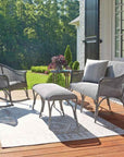 All Seasons Patio Furniture 5 Pc Lounge Chairs With Settee Ottoman Set - Uptown Sebastian