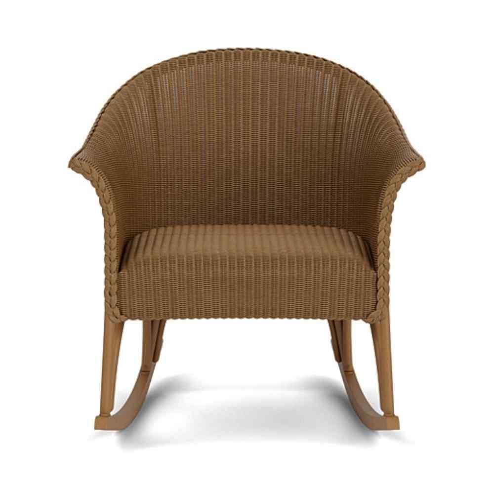 All Seasons Patio High Back Porch Rocker With Padded Seat Lloyd Flanders - Uptown Sebastian