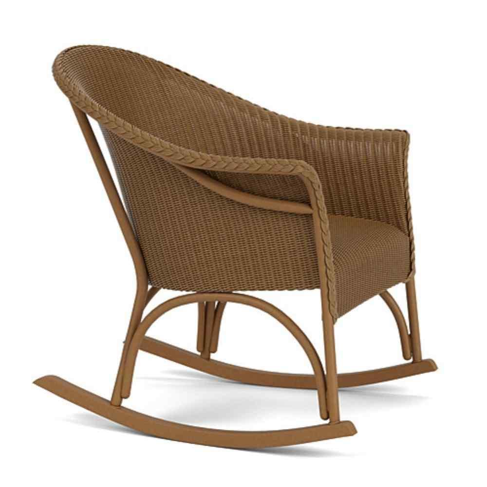 All Seasons Patio High Back Porch Rocker With Padded Seat Lloyd Flanders - Uptown Sebastian