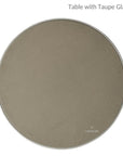 All Seasons Patio Round Bistro Table With Taupe Glass Top Lloyd Flanders - Uptown Sebastian