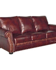 Appalachian Dream - Mountain Modern Custom Made Leather Sofa - Uptown Sebastian