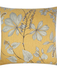 Arboretum Floral Yellow Large Throw Pillow With Insert - Uptown Sebastian