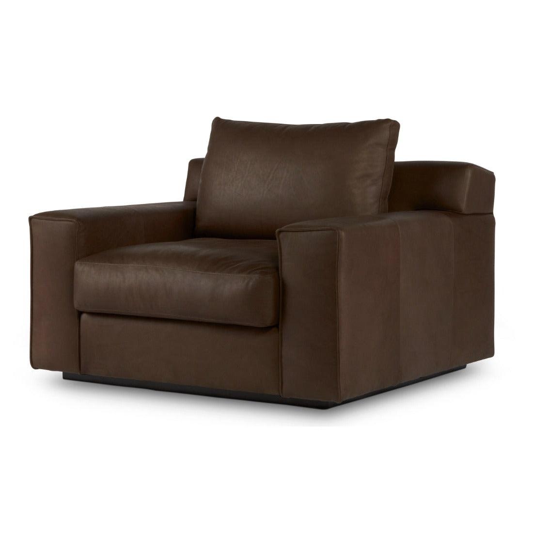 Barrett Ethical Custom Made Leather Club Chair - Uptown Sebastian