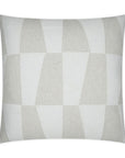 Bayview Ivory Geometric Ivory Large Throw Pillow With Insert - Uptown Sebastian