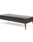 Beckett Bench Ottoman Coffee Table Top Grain Leather Made to Order - Uptown Sebastian