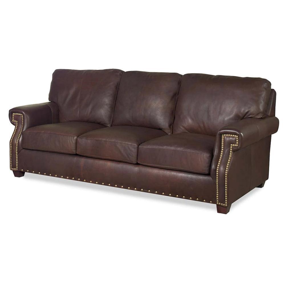 Benchmade to Order 90 Inches Leather Sofa Modern Hartford - Uptown Sebastian