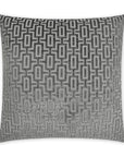 Bergman Nickel Grey Large Throw Pillow With Insert - Uptown Sebastian