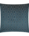 Bergman Sapphire Blue Large Throw Pillow With Insert - Uptown Sebastian