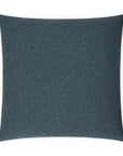 Beyond Peacock Solid Textured Blue Large Throw Pillow With Insert - Uptown Sebastian