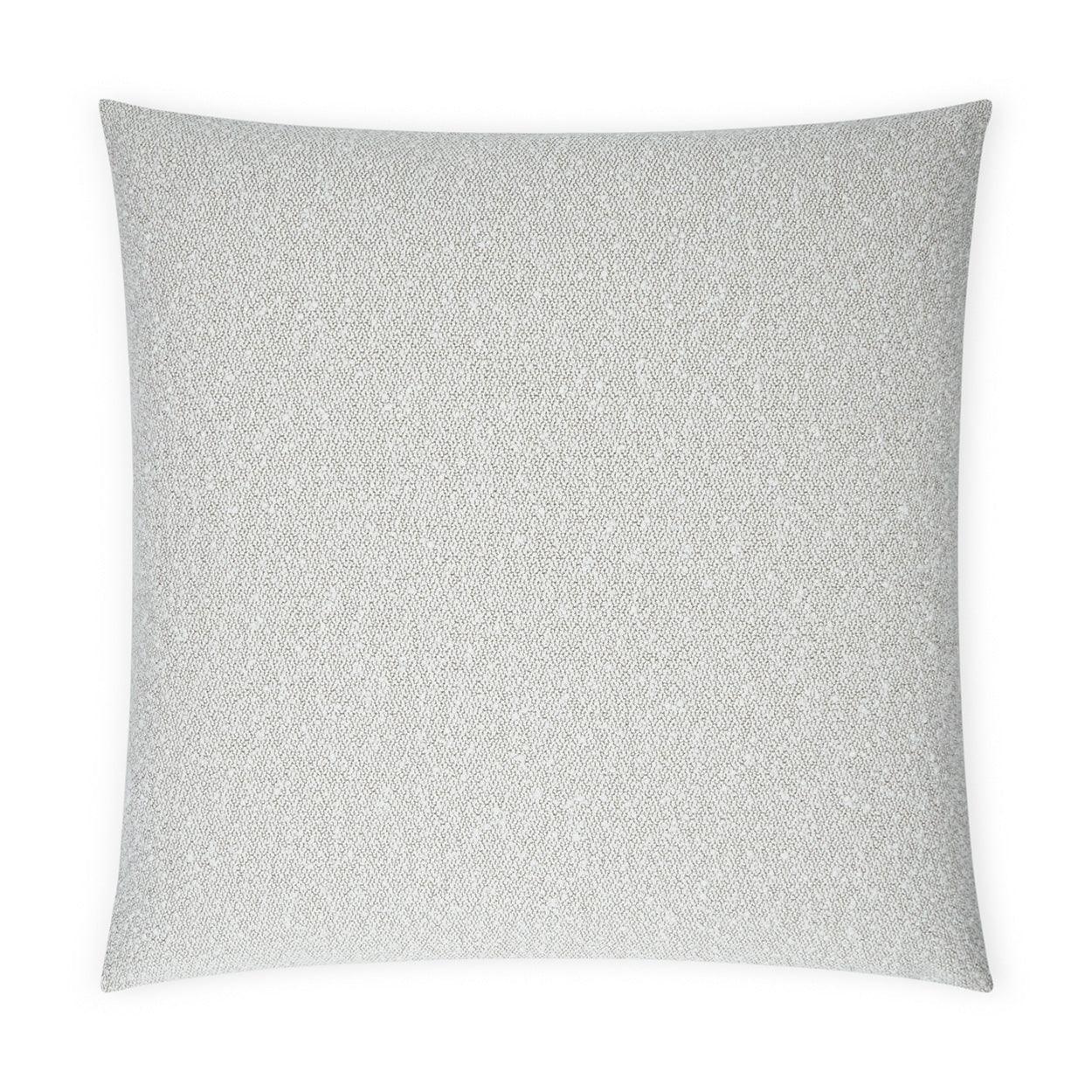 Beyond Vanilla Solid Textured Ivory Large Throw Pillow With Insert - Uptown Sebastian