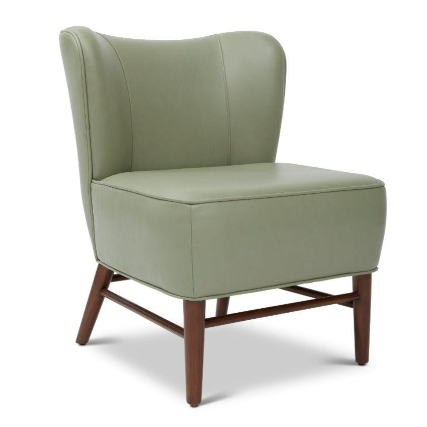 Bitsy Aniline Top Grain Leather Accent Chair - Uptown Sebastian