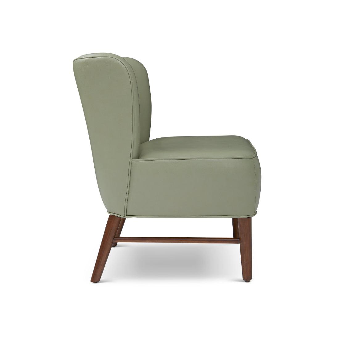 Bitsy Aniline Top Grain Leather Accent Chair - Uptown Sebastian