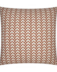 Brookland Paprika Copper Red Large Throw Pillow With Insert - Uptown Sebastian