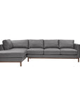 Burbank Large Leather Left Facing Sectional Sofa - Uptown Sebastian