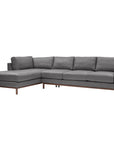 Burbank Large Leather Left Facing Sectional Sofa - Uptown Sebastian