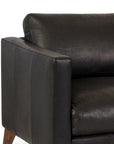 Burbank Leather Club Chair Environmentally Friendly and Made to Order - Uptown Sebastian