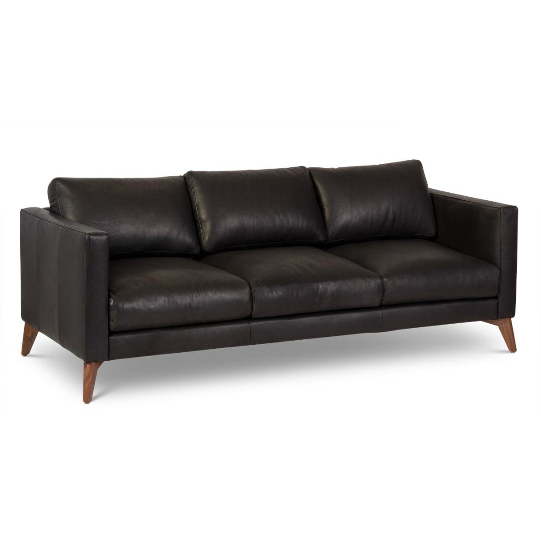 Burbank Leather Sofa Environmentally Friendly and Made to Order - Uptown Sebastian