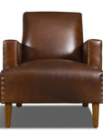 Button Tufted Leather Club Chair Duke - Uptown Sebastian