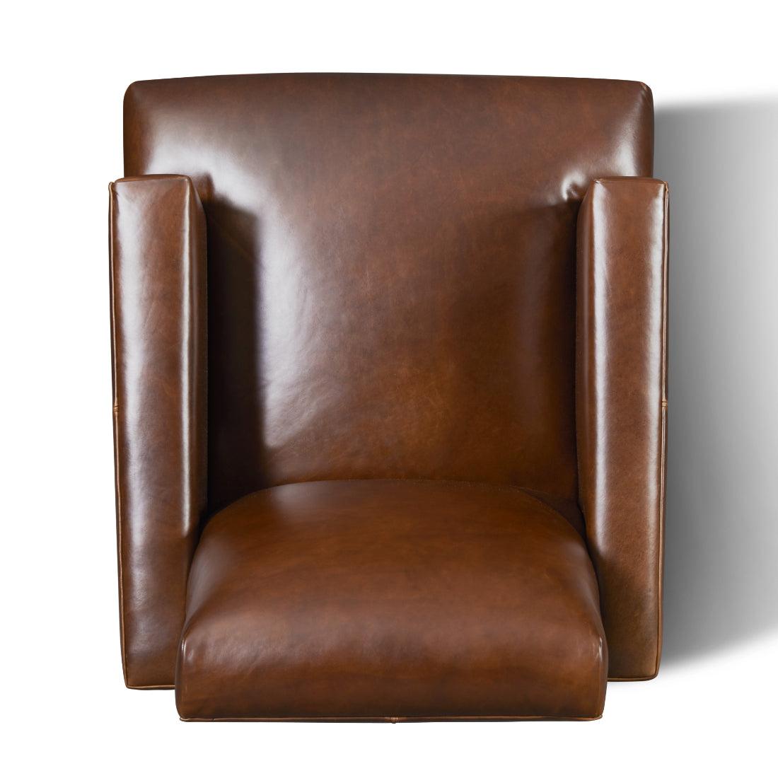 Button Tufted Leather Club Chair Duke - Uptown Sebastian