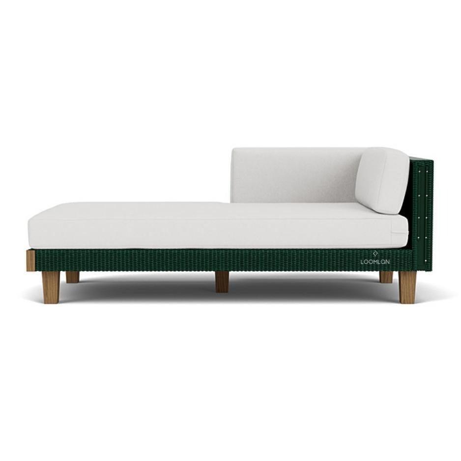 Catalina Right Arm Chaise Sectional Sofa Wicker Made in USA Lloyd Flanders - Uptown Sebastian