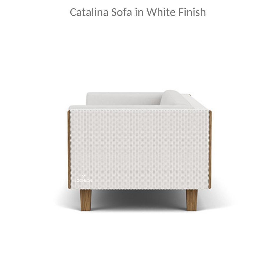 Catalina Sofa All Weather Wicker and Teak Furniture Made in USA - Uptown Sebastian