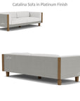 Catalina Wicker Lounge Set Sofa Lounge Chairs and Ottomans Lloyd Flanders - Uptown Sebastian