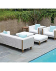 Catalina Wicker Lounge Set Sofa Lounge Chairs and Ottomans Lloyd Flanders - Uptown Sebastian