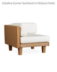 Catalina Wicker Modular Set With Lounge Chair Ottoman and Table - Uptown Sebastian