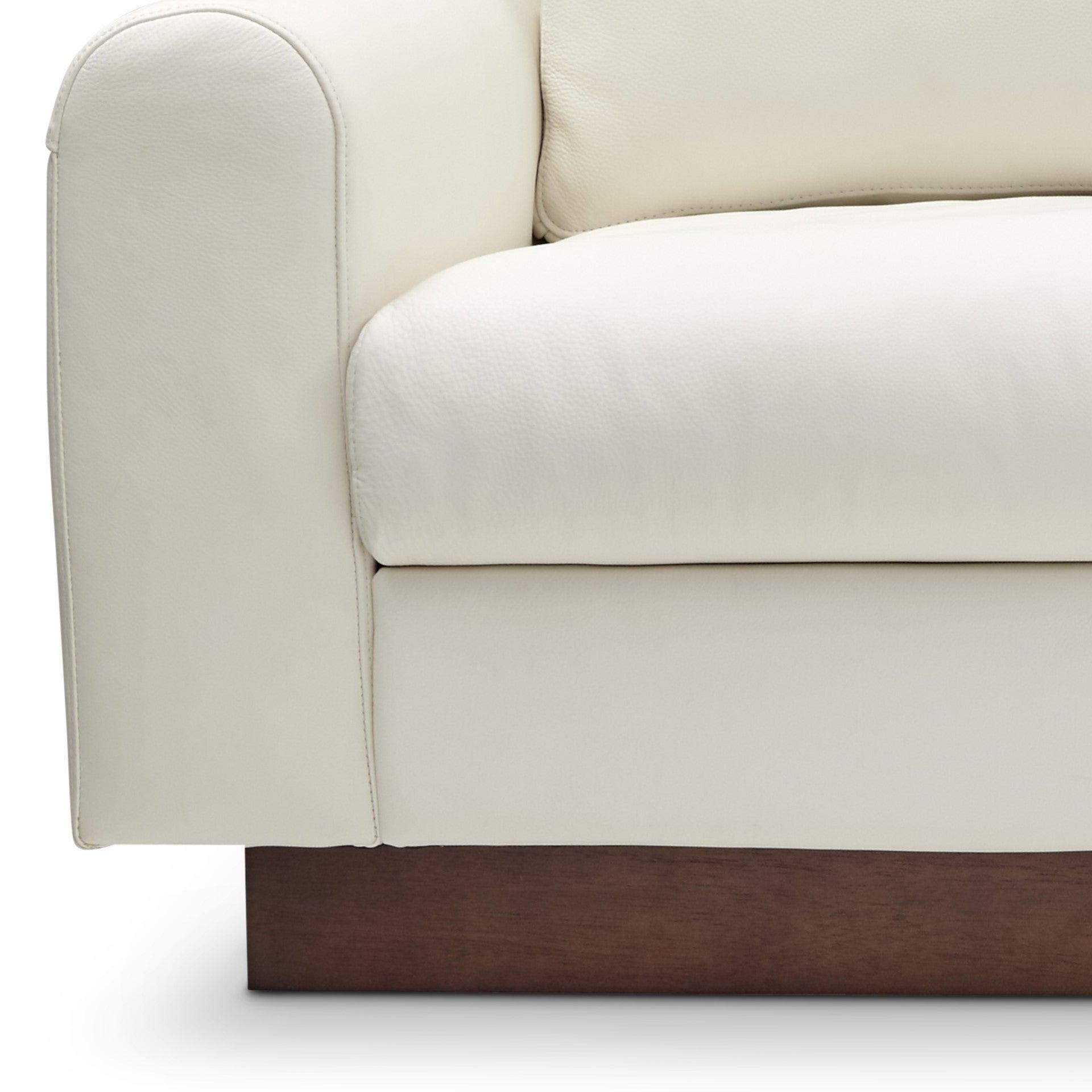 Cha Cha Stylish and Sustainable Custom Leather Sofa - Uptown Sebastian