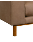 Chica Nubuck Leather Sofa Responsibly Made to Order for Premium Comfort - Uptown Sebastian