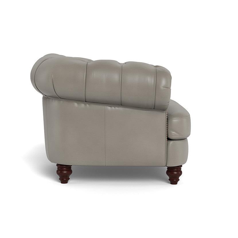 Classic Chesterfield-Inspired Leather Club Chair Retro Collection - Uptown Sebastian