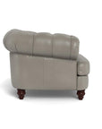 Classic Chesterfield-Inspired Leather Club Chair Retro Collection - Uptown Sebastian