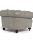 Classic Chesterfield-Inspired Leather Club Chair Retro Collection - Uptown Sebastian