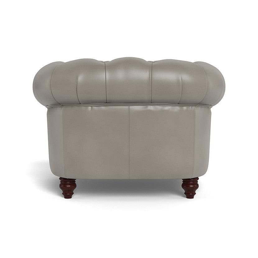 Classic Chesterfield-Inspired Leather Club Chair Retro Collection - Uptown Sebastian