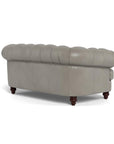 Classic Chesterfield-Inspired Leather Loveseat Retro Collection - Uptown Sebastian