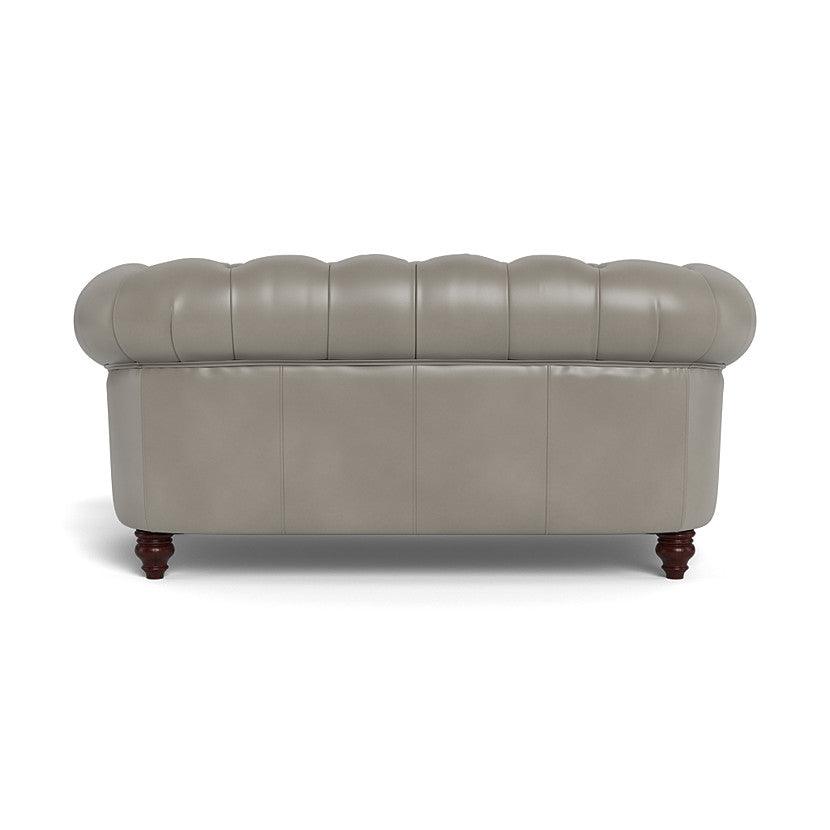 Classic Chesterfield-Inspired Leather Loveseat Retro Collection - Uptown Sebastian