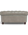 Classic Chesterfield-Inspired Leather Loveseat Retro Collection - Uptown Sebastian