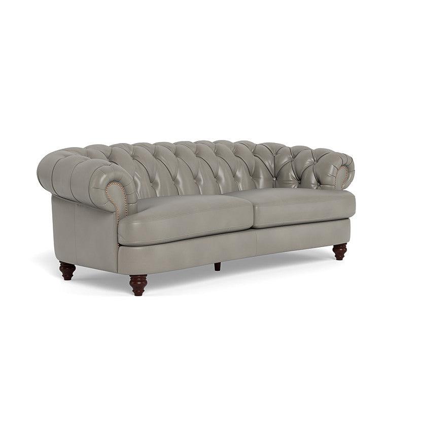 Classic Chesterfield-Inspired Leather Sofa Retro Collection - Uptown Sebastian