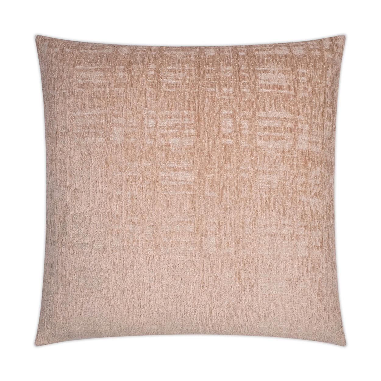 Collateral Blush Textured Blush Large Throw Pillow With Insert - Uptown Sebastian