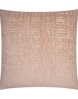 Collateral Blush Textured Blush Large Throw Pillow With Insert - Uptown Sebastian