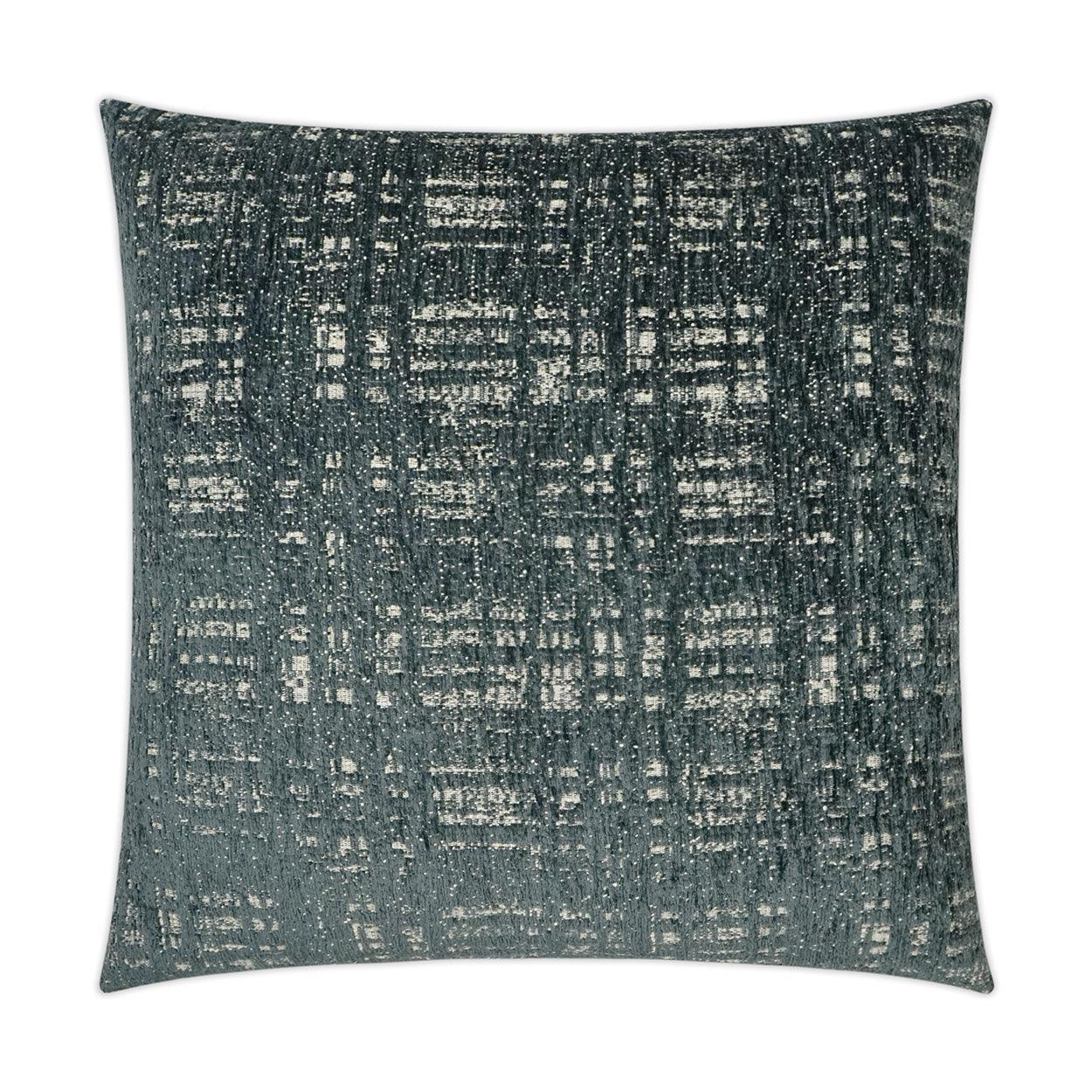 Collateral Iron Textured Slate Blue Large Throw Pillow With Insert - Uptown Sebastian