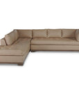 Colony Large Leather Sectional Couch With Chaise Made to Order - Uptown Sebastian