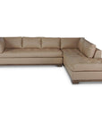 Colony Large Leather Sectional Couch With Chaise Made to Order - Uptown Sebastian