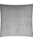 Coloroid Smoke Solid Textured Grey Large Throw Pillow With Insert - Uptown Sebastian