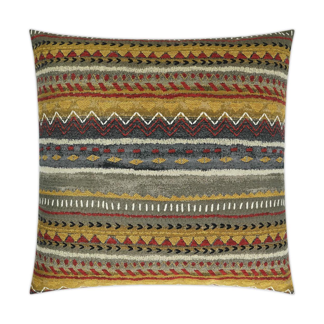 Crafting Copper Yellow Large Throw Pillow With Insert - Uptown Sebastian